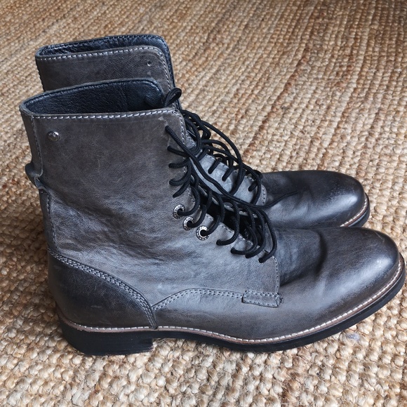 ★ Diesel All Leather Lace-up Ankle Boots - EU 41 - Picture 14 of 14